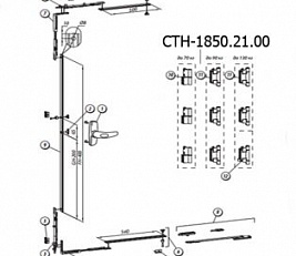 Петля поворотная СТН-1850.21.00  (8017)